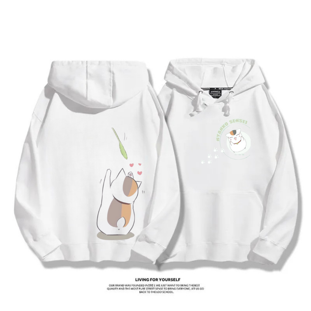 夏目友人帳 秋冬新款 親子情侶裝連帽衛衣