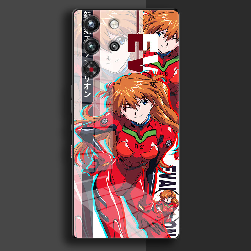 紅魔新世紀福音戰士EVA鋼化玻璃手機殼