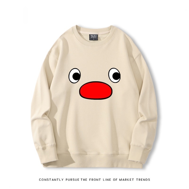 企鵝pingu 秋冬新款 親子情侶裝圓領長袖