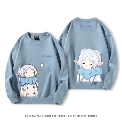 葬送的芙莉蓮 秋冬新款 親子情侶裝圓領長袖