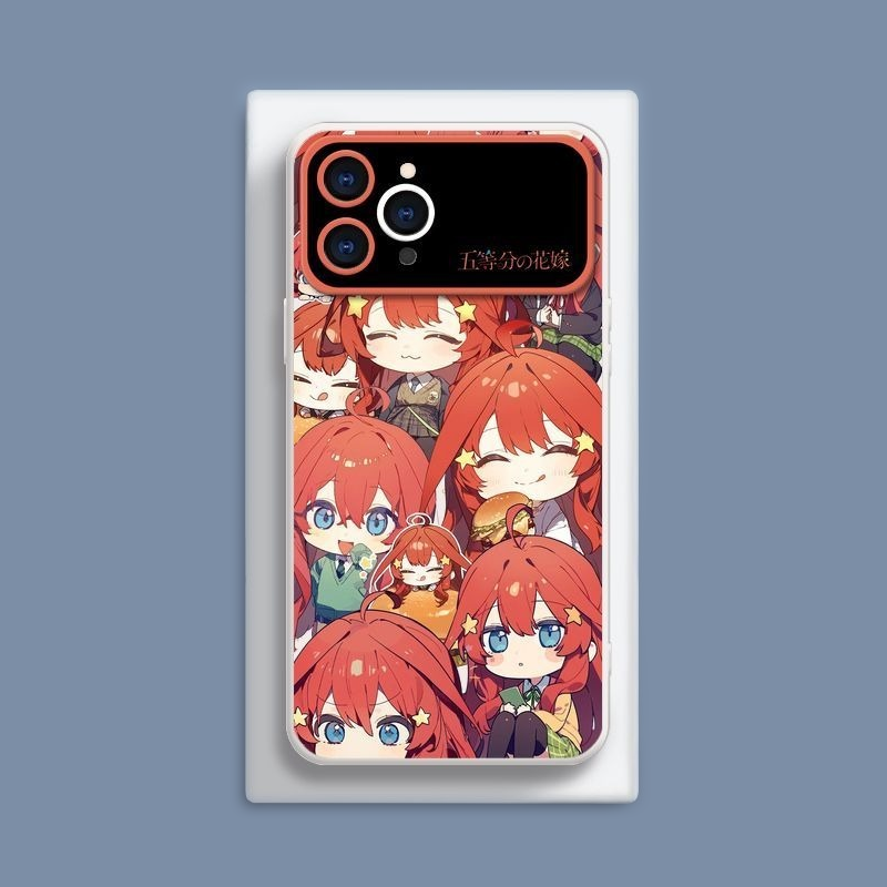 五等分的花嫁液態大視窗全包矽膠防摔軟殼