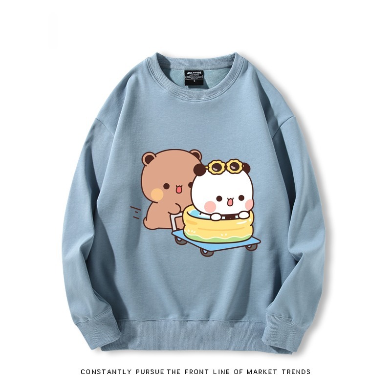 一二布布 秋冬新款 親子情侶裝圓領長袖