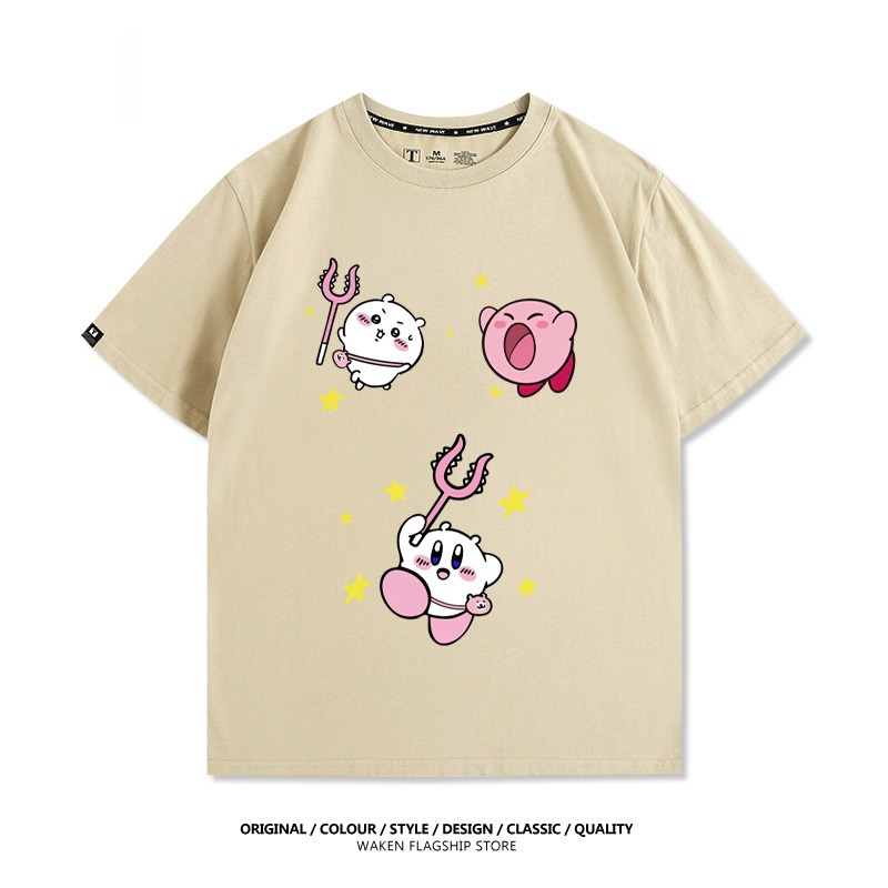 Chiikawa 2025親子情侶男女同款 印花短袖T恤