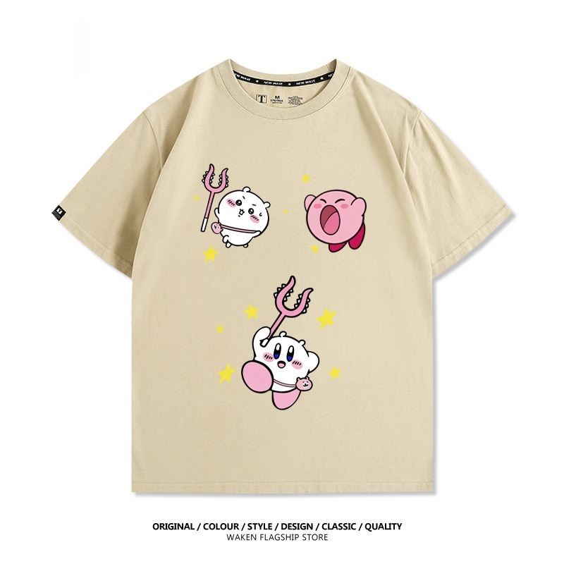 Chiikawa 2025親子情侶男女同款 印花短袖T恤