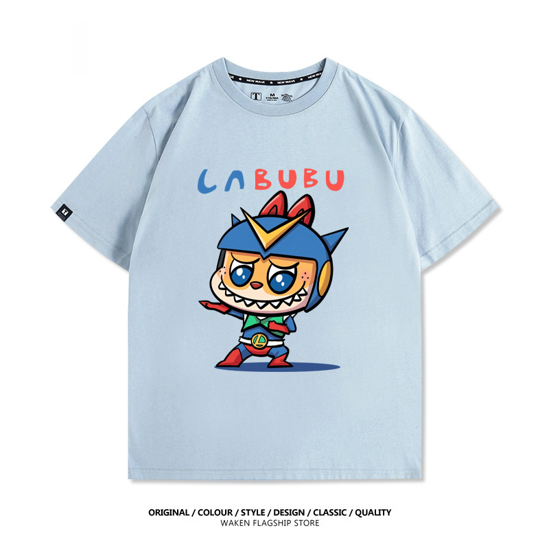 LabubuX蠟筆小新 印花短袖T恤-ZUIHANG SHOP