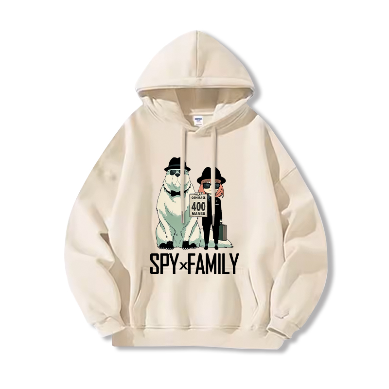 間諜家家酒新款 親子情侶男女款連帽衛衣-ZUIHANG SHOP