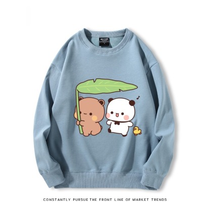 一二布布 秋冬新款 親子情侶裝圓領長袖