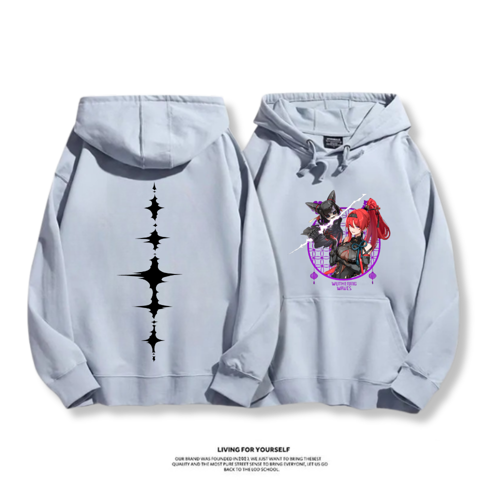 鳴潮新款 親子情侶男女款連帽衛衣