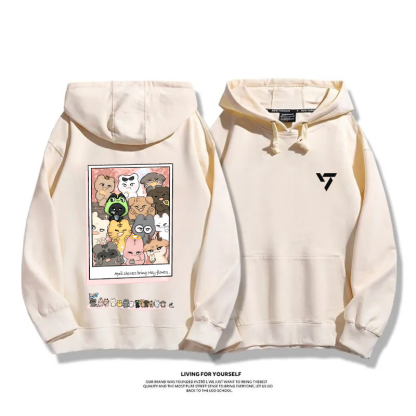 SEVENTEEN 2025秋冬新款 親子情侶男女連帽衛衣