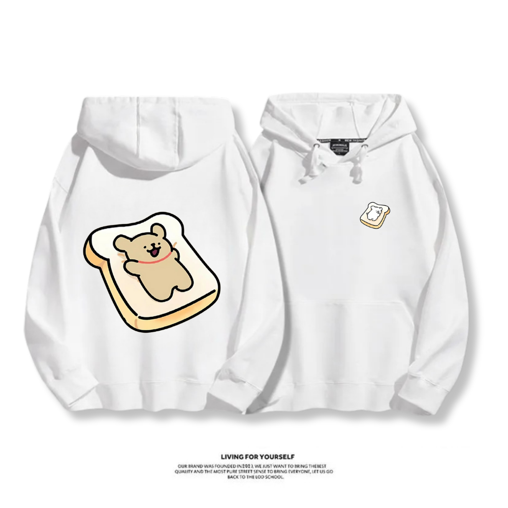 線條小狗 2025秋冬新款 親子情侶男女連帽衛衣