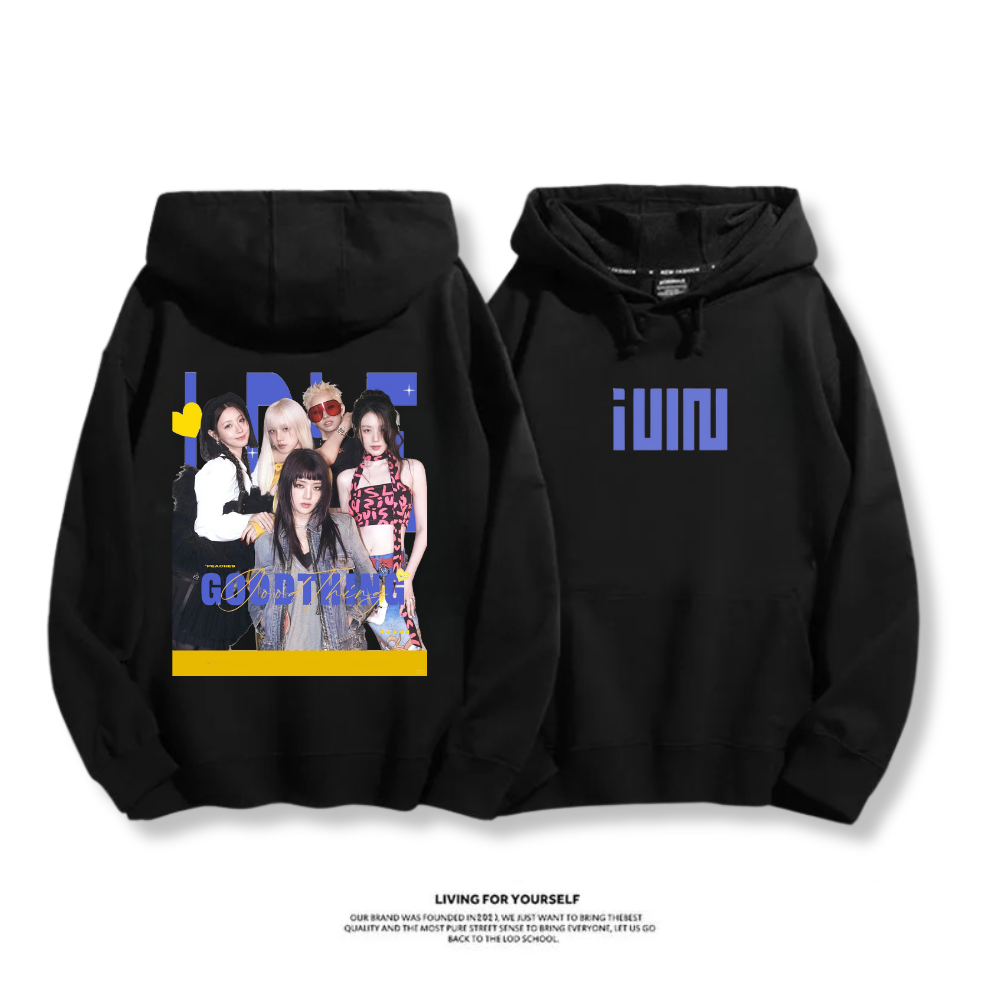 (G)I-DLE 2025秋冬新款 親子情侶男女連帽衛衣