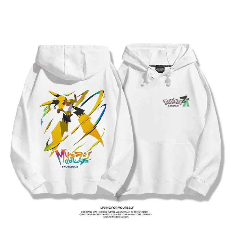 寶可夢傳說 Z-A 2025秋冬新款 親子情侶男女連帽衛衣
