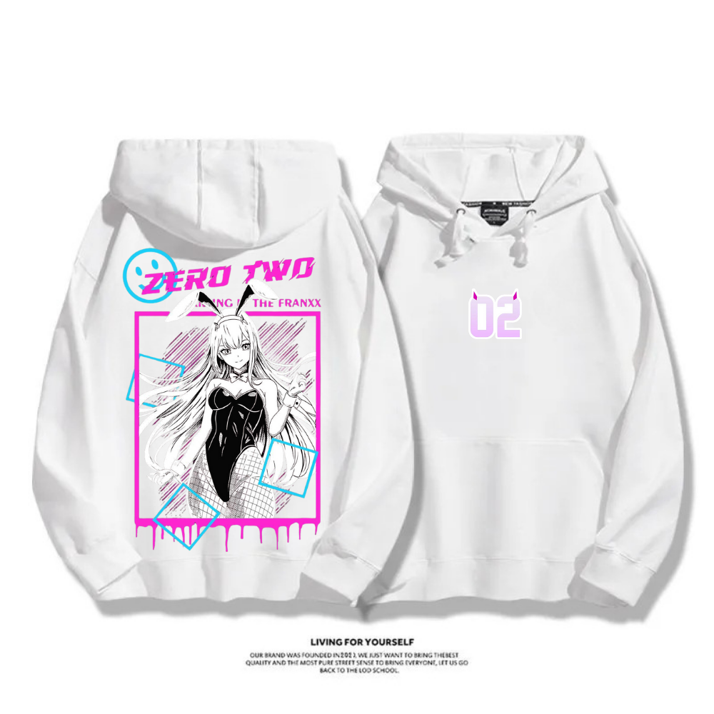 Darling in the Franxx 秋冬新款 親子情侶裝連帽衛衣