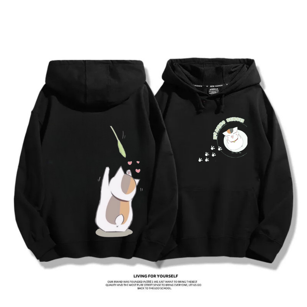 夏目友人帳 秋冬新款 親子情侶裝連帽衛衣