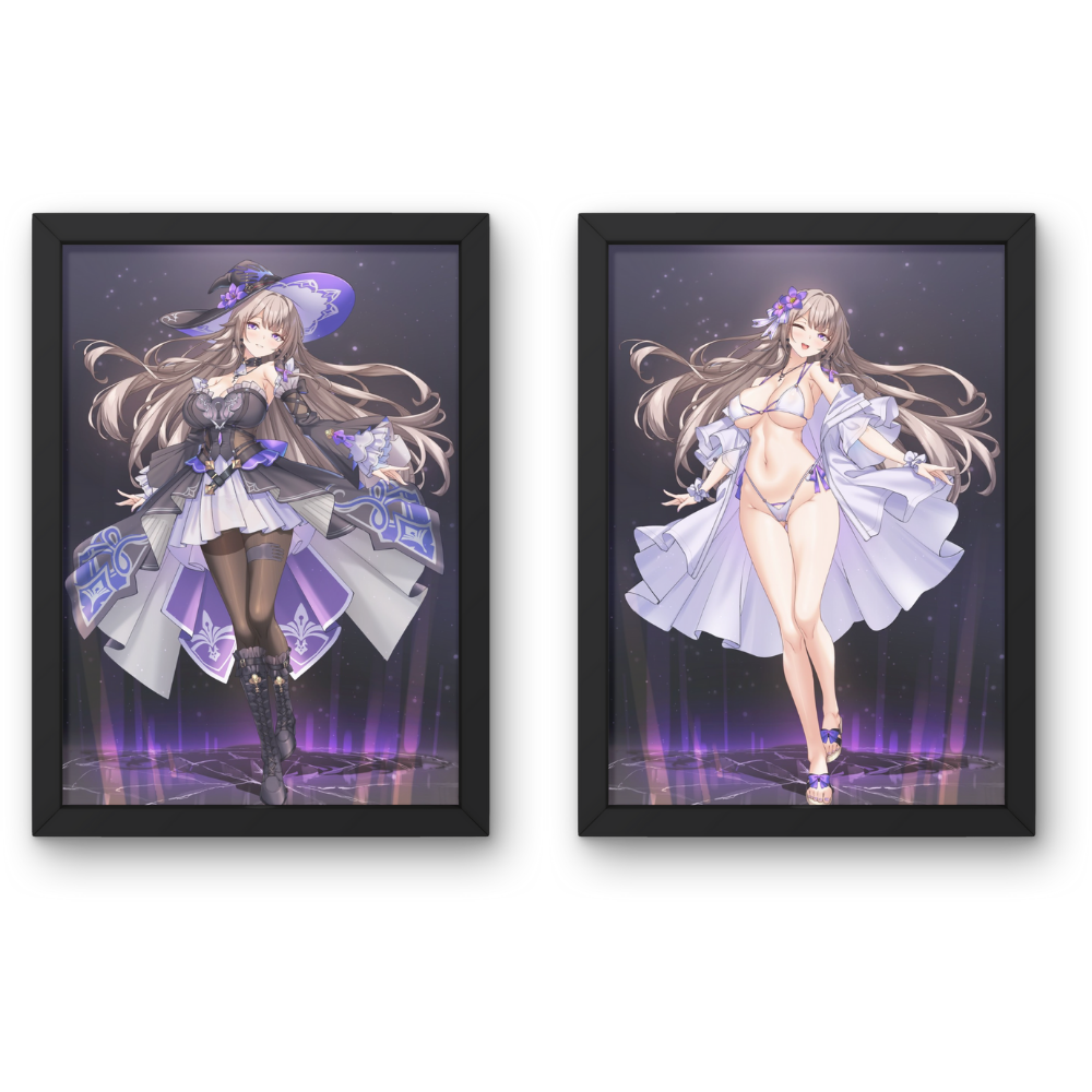 崩壞:星穹鐵道3D動漫立體畫海報 - 3D漸層與立體效果