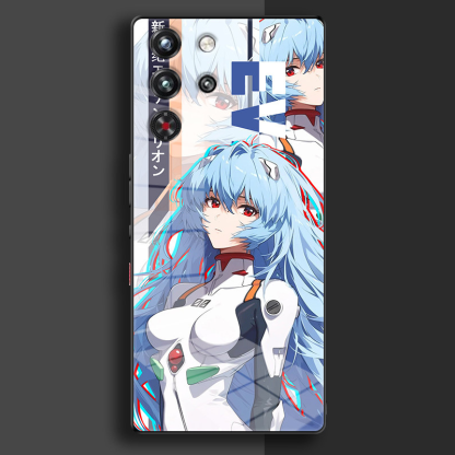 紅魔新世紀福音戰士EVA鋼化玻璃手機殼