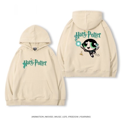 飛天小女警聯名哈利波特連帽衛衣