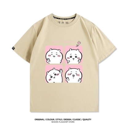 Chiikawa 2025親子情侶男女同款 印花短袖T恤