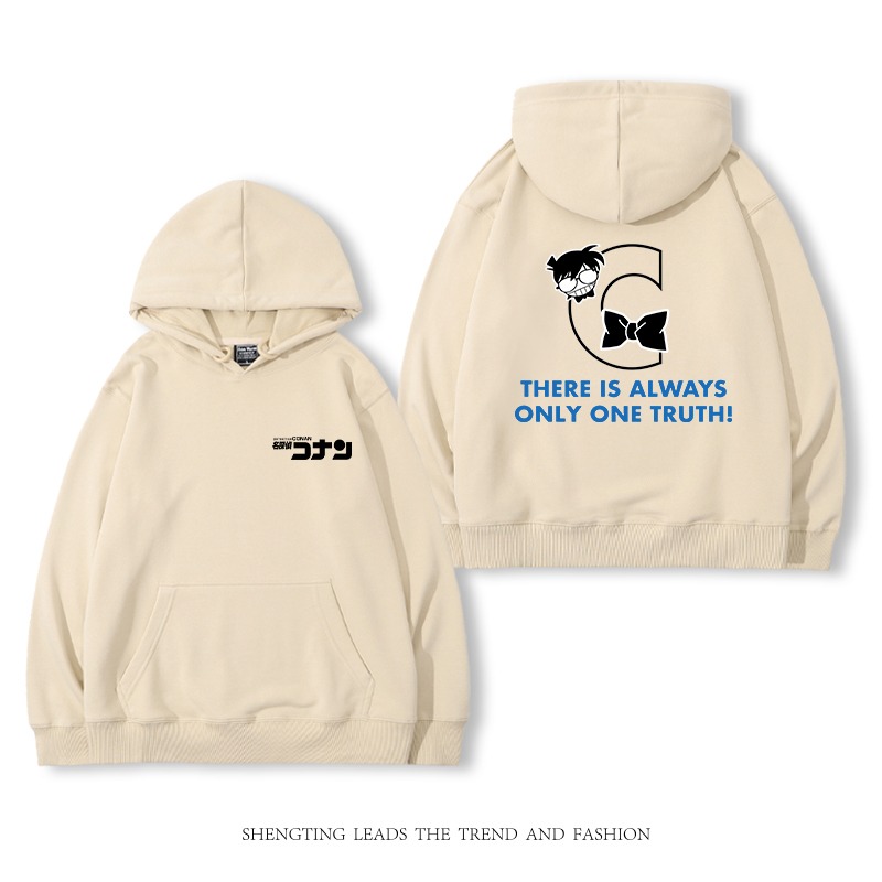 名偵探柯南 2025秋冬新款 親子情侶裝連帽衛衣