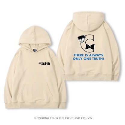 名偵探柯南 2025秋冬新款 親子情侶裝連帽衛衣