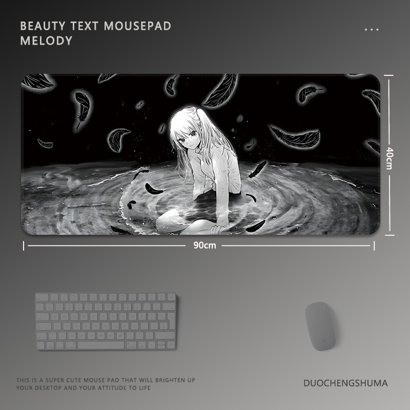 黑白動漫 主題桌墊 布質滑鼠墊-ZUIHANG SHOP