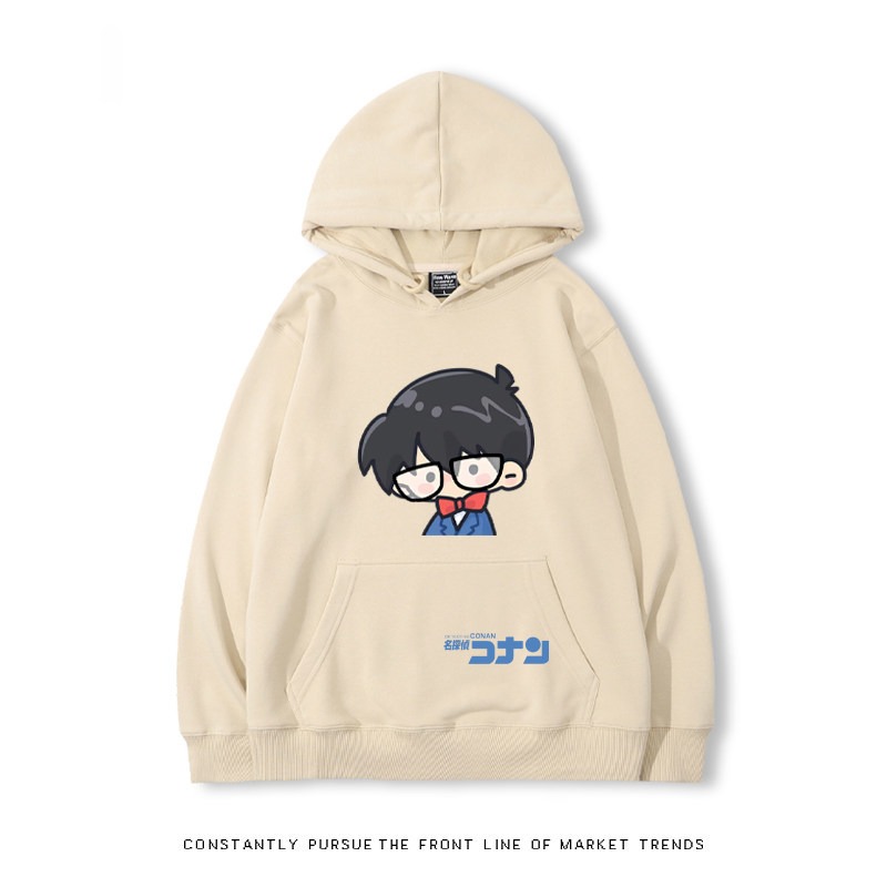 名偵探柯南 秋冬新款 親子情侶裝連帽衛衣
