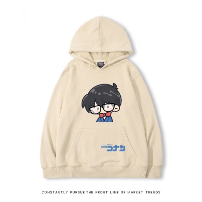 名偵探柯南 秋冬新款 親子情侶裝連帽衛衣