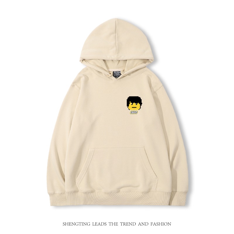 樂高積木 2025秋冬新款 親子情侶裝連帽衛衣