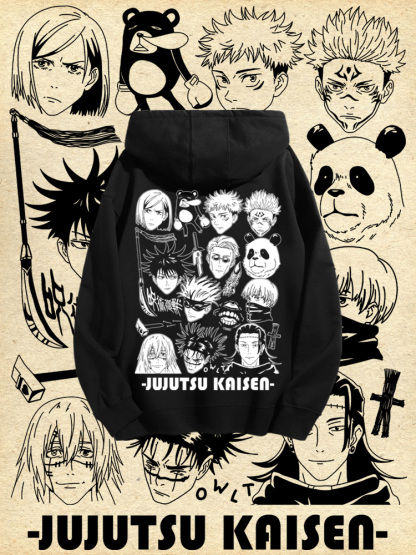 咒術迴戰新款 親子情侶男女款連帽衛衣-ZUIHANG SHOP