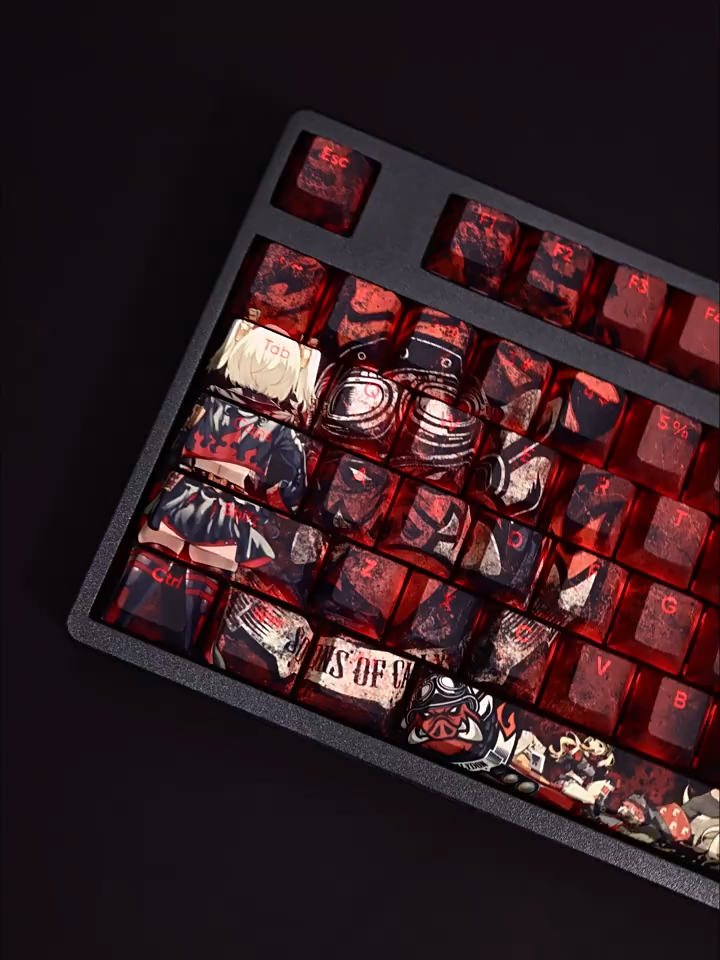 絕區零柏妮思懷特透光RGB108鍵標準配列衛星軸鍵帽