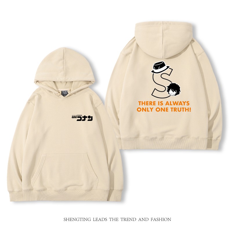 名偵探柯南 2025秋冬新款 親子情侶裝連帽衛衣