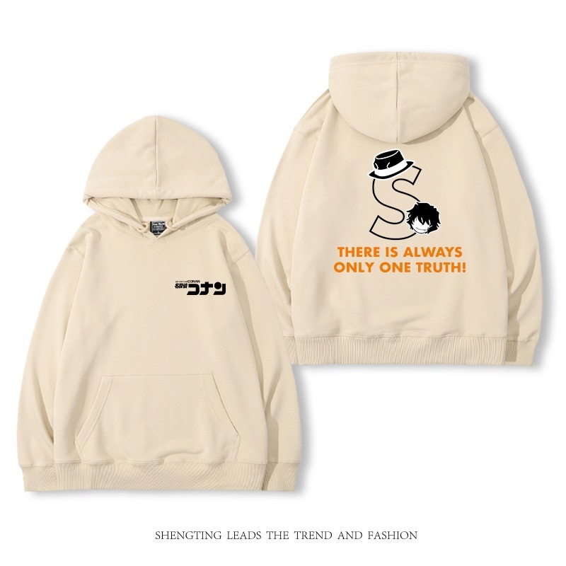 名偵探柯南 2025秋冬新款 親子情侶裝連帽衛衣