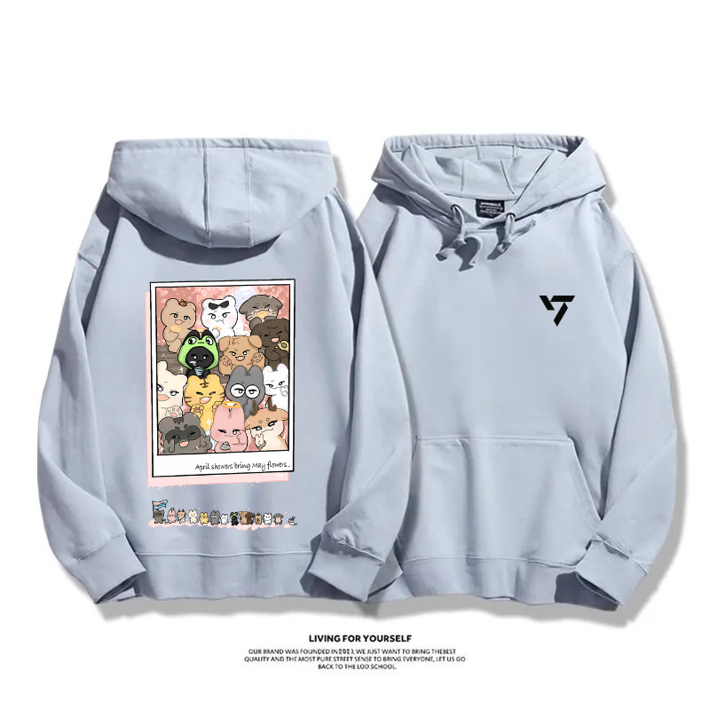 SEVENTEEN 2025秋冬新款 親子情侶男女連帽衛衣