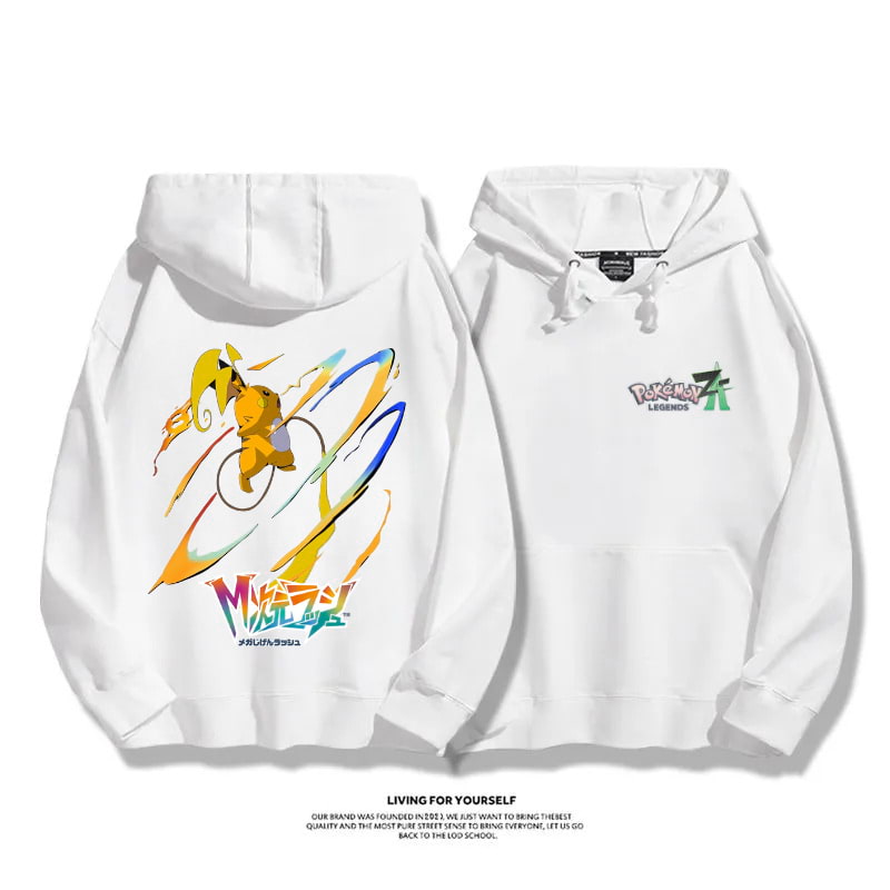 寶可夢傳說 Z-A 2025秋冬新款 親子情侶男女連帽衛衣