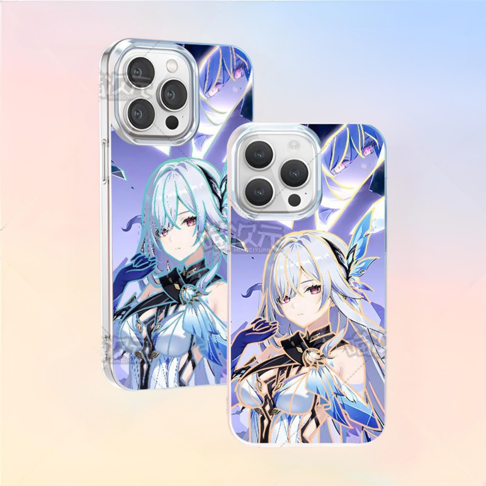 原神極光金漸變防摔手機殼