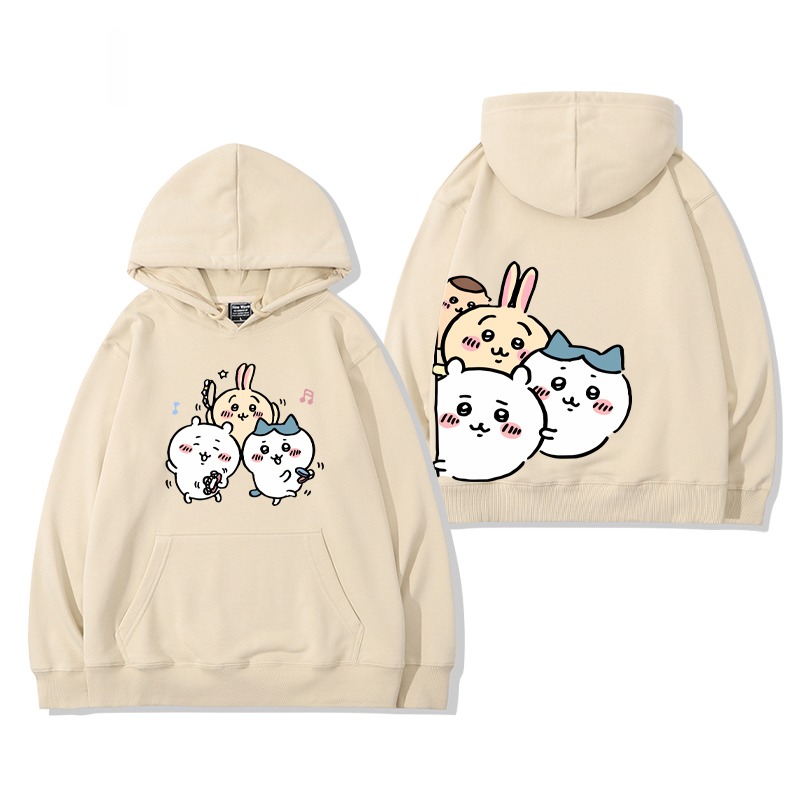 Chiikawa 2025秋冬新款 親子情侶男女連帽衛衣