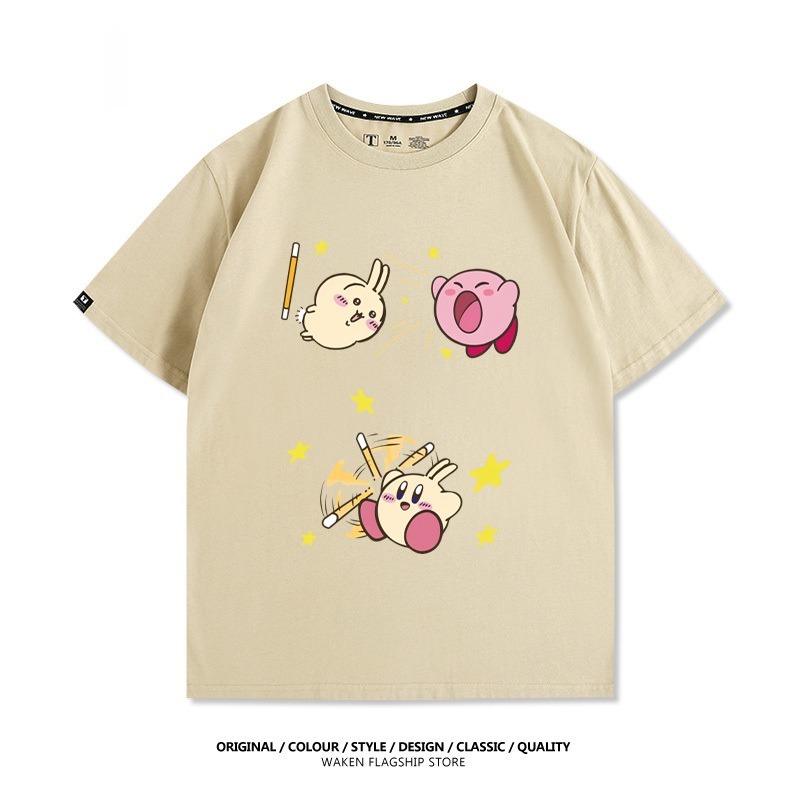 Chiikawa 2025親子情侶男女同款 印花短袖T恤