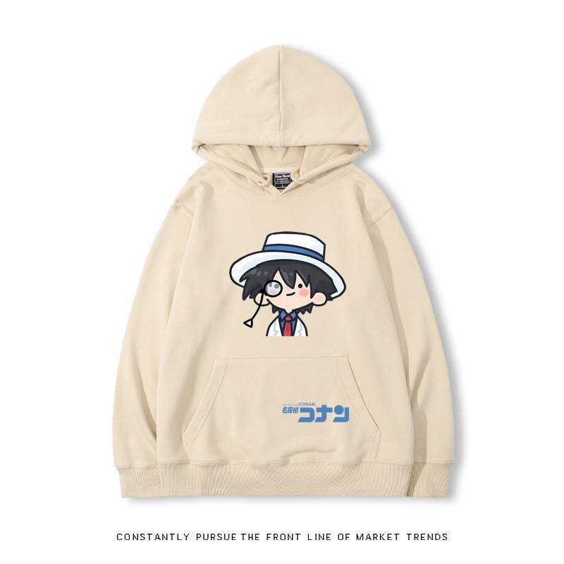 名偵探柯南 秋冬新款 親子情侶裝連帽衛衣
