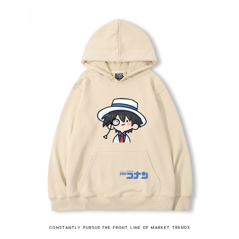 名偵探柯南 秋冬新款 親子情侶裝連帽衛衣