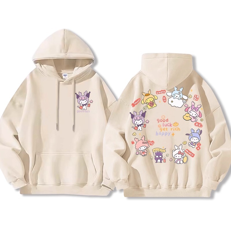 三麗鷗新款 親子情侶男女款連帽衛衣-ZUIHANG SHOP