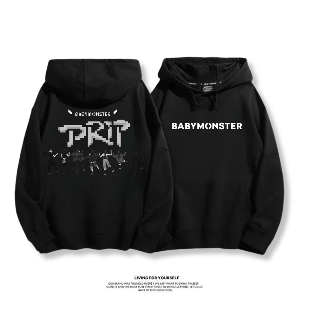 BABYMONSTER 2025秋冬新款 親子情侶男女連帽衛衣