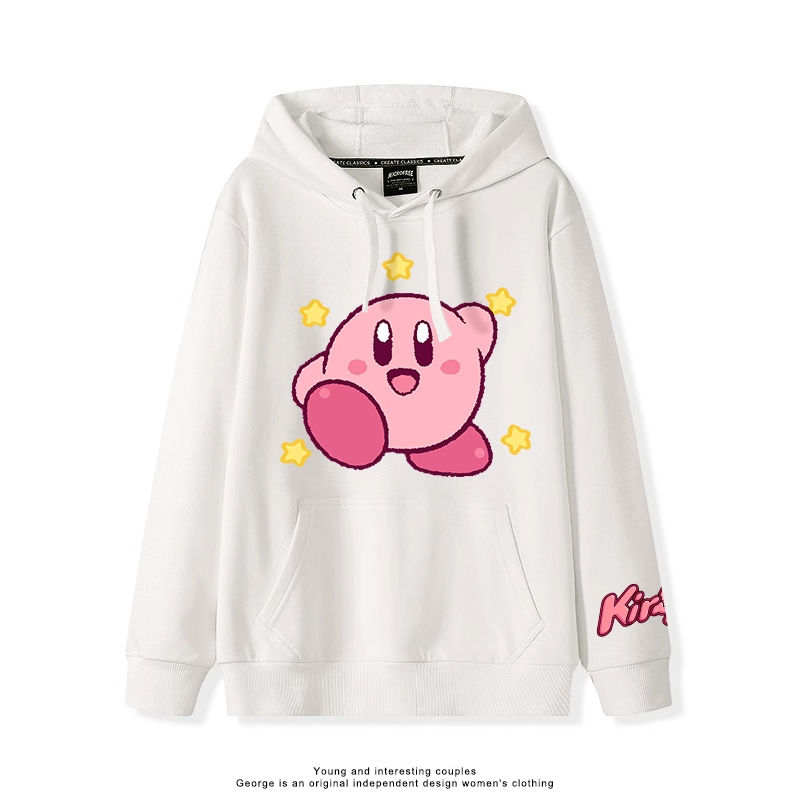 星之卡比 2025秋冬新款 親子情侶裝連帽衛衣