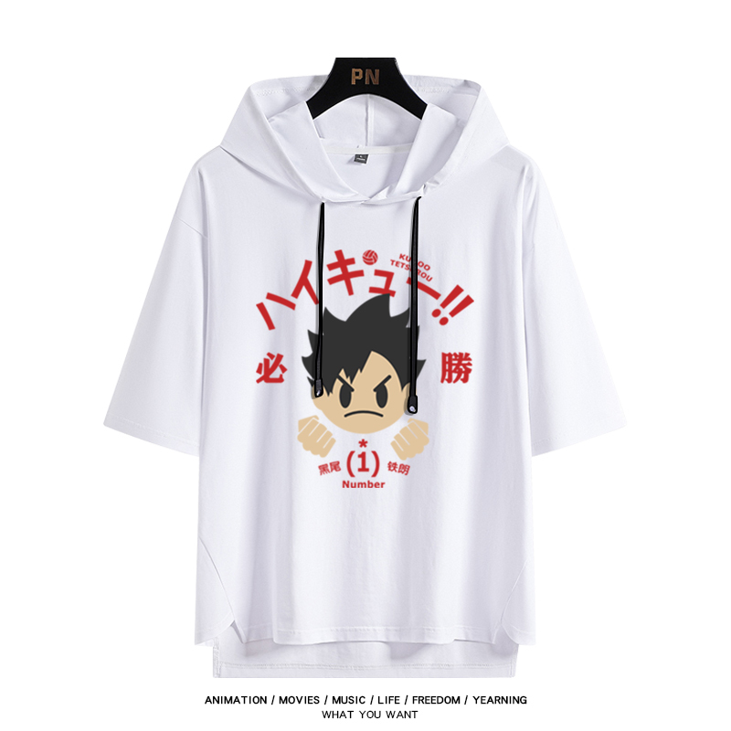 排球少年 連帽短袖T恤-ZUIHANG SHOP