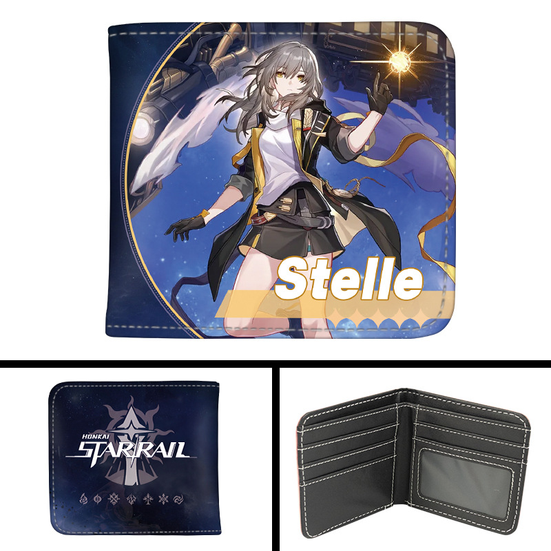 星穹鐵道Q版動漫周邊pu皮革短錢包-ZUIHANG SHOP