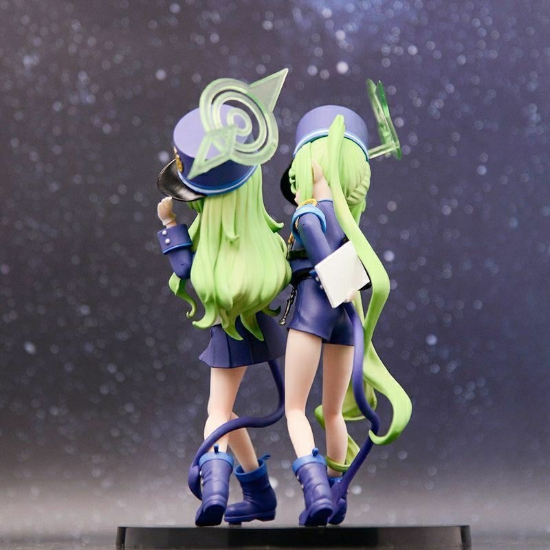 學院雙子 橘希望&橘光之探頭美少女雕像