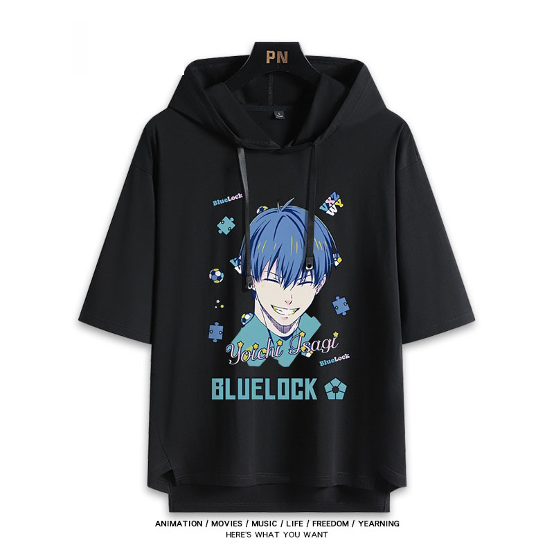 藍色監獄 連帽短袖T恤-ZUIHANG SHOP