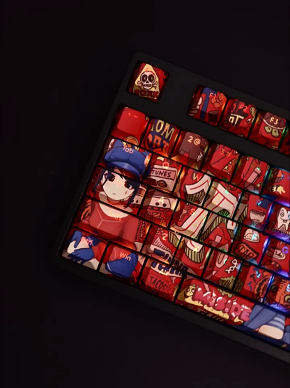 米塔MiSide透光RGB108鍵標準配列衛星軸鍵帽