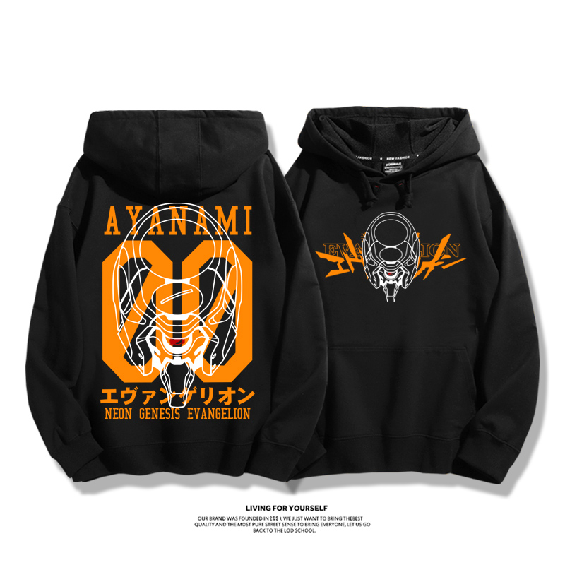 新世紀福音戰士新款 親子情侶男女款連帽衛衣-ZUIHANG SHOP