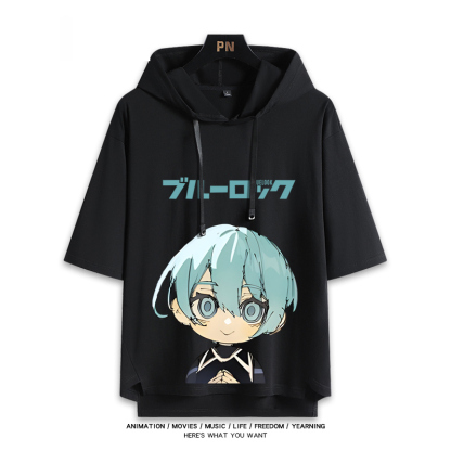 藍色監獄 連帽短袖T恤-ZUIHANG SHOP