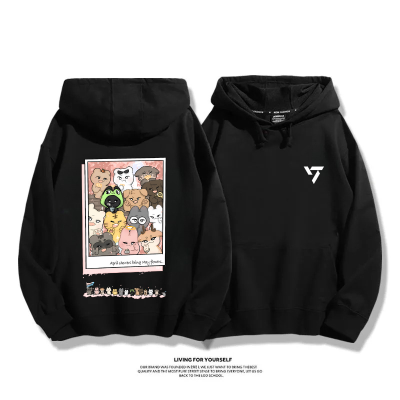 SEVENTEEN 2025秋冬新款 親子情侶男女連帽衛衣